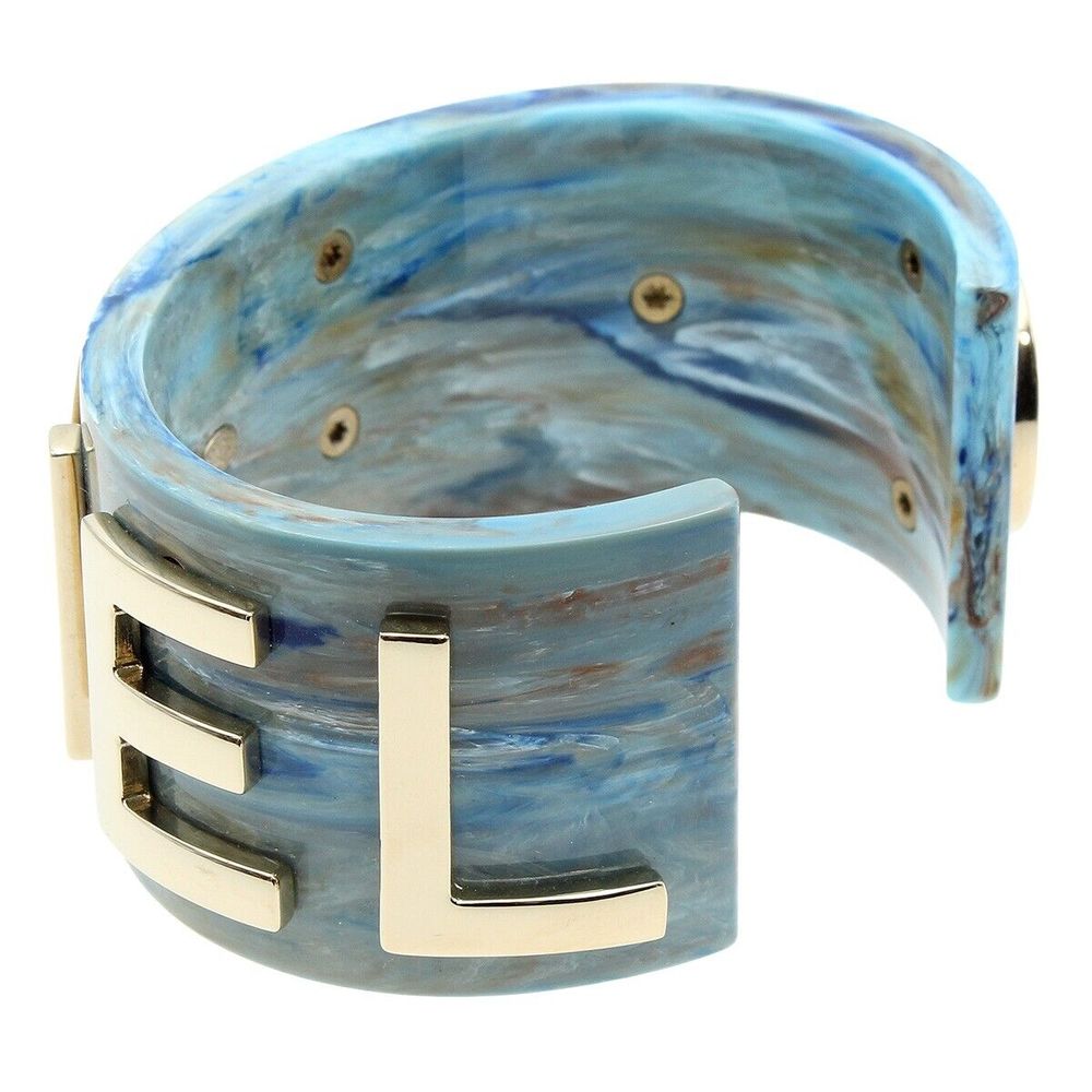 Chanel Gold-Tone Coco Mark Logo Bangle #105101C79B - Picture 5 of 9